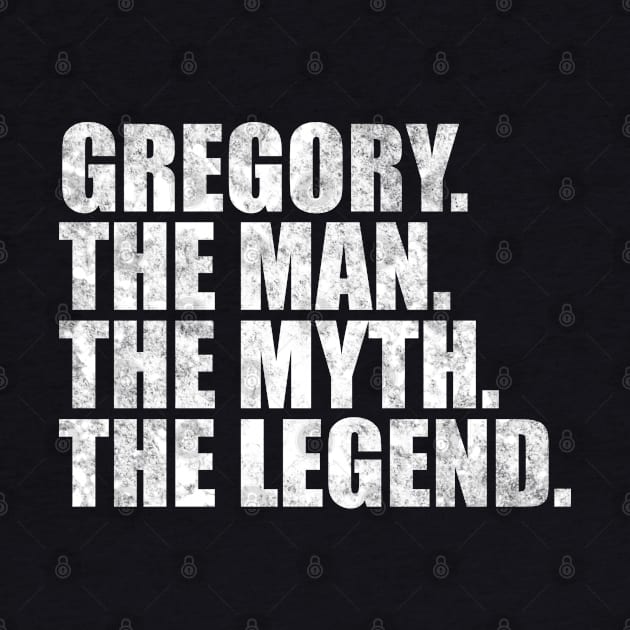 Gregory Legend Gregory Name Gregory given name by TeeLogic